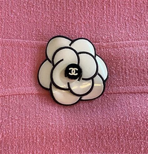 camellia brooch chanel|Chanel vintage brooch.